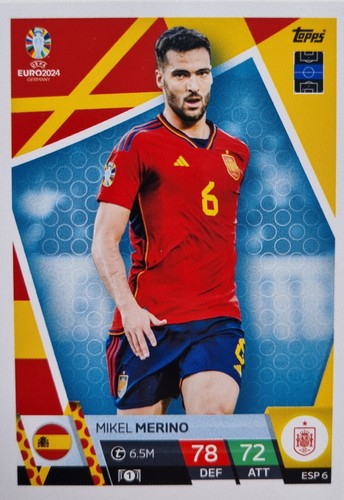 Tarjetas coleccionables Topps UEFA EURO 2024 Match Attax tarjetas base elegir - Imagen 90 de 169