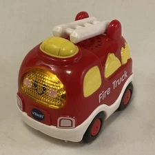 Vtech Go Go Smart Wheels Red Fire Truck Lights and Sounds WORKING