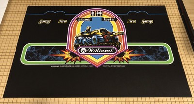 Moon Patrol Control Panel Overlay Art Arcade Artwork Decal Sticker