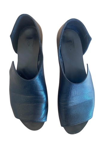 Walk by Anat Dahari Handmade black Leather Sandals Women’s Size 38 - Picture 1 of 5