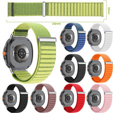 Soft Nylon Band For Samsung Galaxy Watch 8 40/44mm Classic 46mm Adjustable Strap