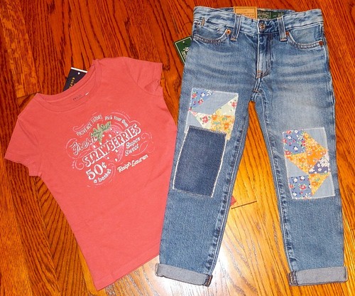 POLO RALPH LAUREN AUTHENTIC GIRLS ORIGINAL BRAND NEW 2Pc JEANS SET Size 4, NWT - Picture 6 of 14