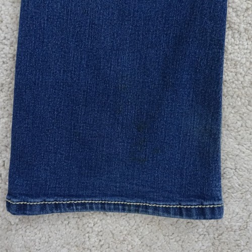 Wallflower Damenjeans W29 Größe 9 Y2K niedriger Bund Bootcut Schlag blau Denim 00s - Bild 10 von 12