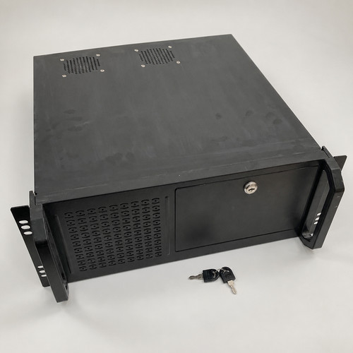 4U Rackmount Server Case Computer Case - ATX Steel Chassis 6 Drive Bays