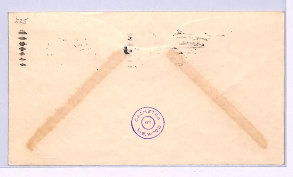 USA Cover *PARACHUTE DROP* Air Circus TED SWEET 1932 Grand Rapids {samwells}XA28 - Image 3 of 4