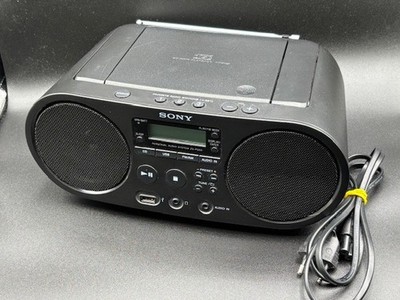 Sony ZS-PS50 tragbarer CD Spieler Radio FM/AM Boombox MP3 USB AUX schwarz
