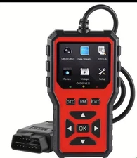 OBD2 Scanner Diagnostic Tool. Available In Three Colors Blue, Orange And Red.