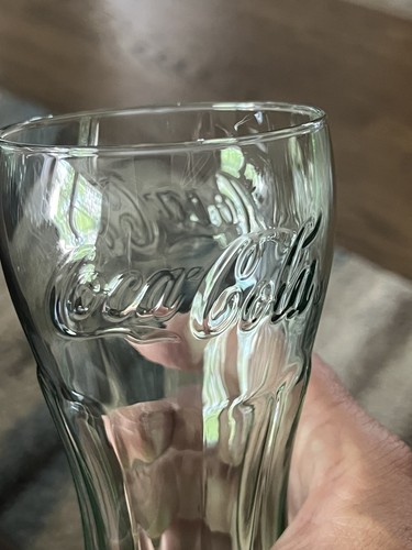 2 Vintage Coca Cola Coke Green Glasses Set Of 4 Libby Retro 6” 16 Oz VG+++ - Picture 3 of 3