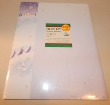 Holiday Designer Stationary Christmas ACID FREE PAPER 8.5 X 11 25ct Sealed