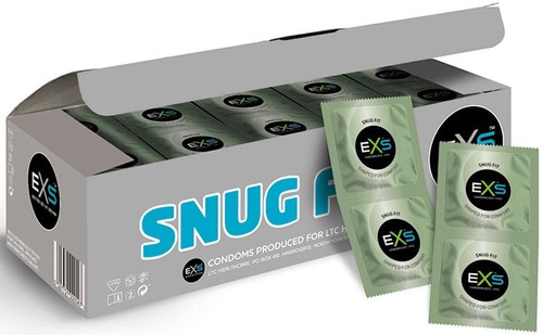EXS Snug Fit 144 Stk. XS-Kondome schmaler enger anliegend Befeuchtet - Bild 1 von 1