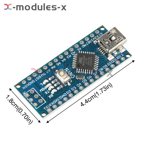 5/10 Piezas Nano V3.0 Mini USB ATmega328P-AU CH340 5V Placa USB Para Arduino Hágalo Usted Mismo EE. UU. - Imagen 18 de 32