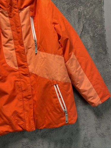 Spyder Winter Jacket - Size Large (14-16) - Orange - Picture 4 of 12