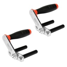 YATO® Plattenträger Tragehilfe Stahl Plattenheber 2 Klemmhebel Plattenhalter 