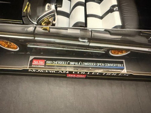 Sunstar 1:18 Scale 1961 Chevrolet Impala Lowrider Open Convertible SS-2110 - Picture 7 of 9
