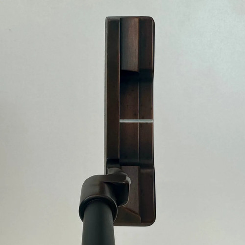 Byron Morgan 612 Putter - Dark Copper Patina Twisted Neck - 34" - Picture 4 of 9