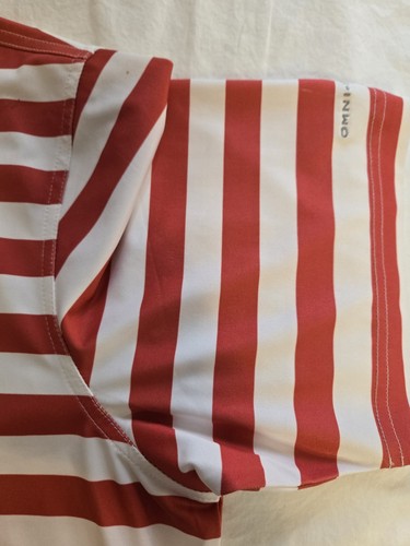 Mens PgG Polo Columbia Sportswear Size XL Color Red & White Stripes Short... - Picture 8 of 12