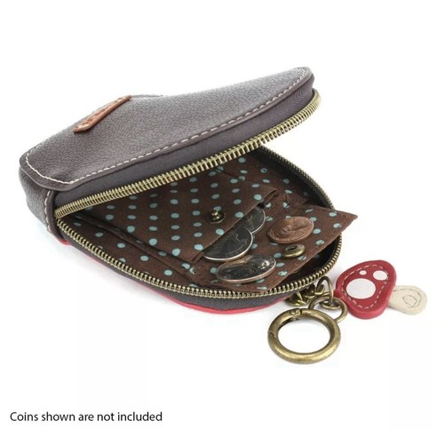 CHALA Mini Coin Purse Keychain RFID Protected Card Holder & Coin Purse GNOME NWT - Picture 3 of 17
