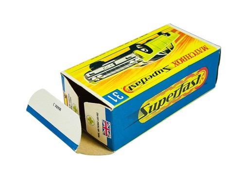 Lesney Matchbox Superfast MB31 Thin Tires Lincoln Continental w/G Style Box - Picture 12 of 13
