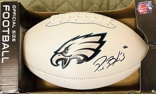 Reed Blankenship Football Eagles Reed Blankenship Autographed FootBall Whites