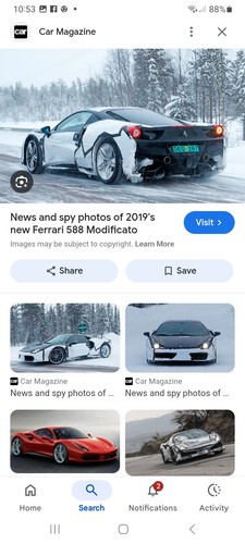 OUI5588 Yearless Reg Ferrari 588 588 558 usw 88 55 - Bild 2 von 2