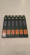 Faber-Castell 2mm LEAD Refills NOS 6x FILM 3H, 1x 2H, 1x 5H, 1xB. Full Boxes
