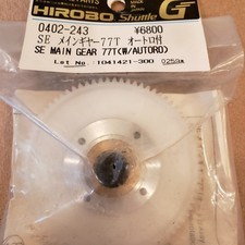 HIROBO "Shuttle" elicottero R/C SE ingranaggio principale 77T con parte di rotazione automatica # 0402-243