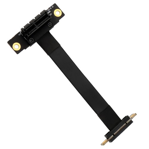 PCIE Riser Cable PCIe 3.0 x1 to x1 Extension Cable 1x Riser Card Ribbon Extender - Afbeelding 4 van 11