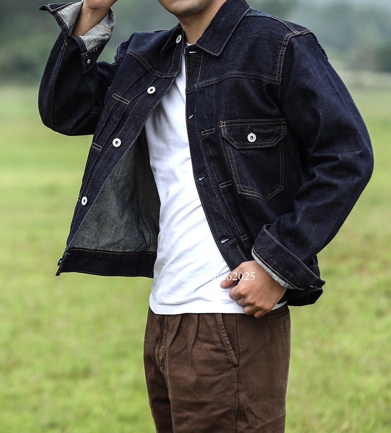 Men 1954 Type 2 Denim Jacket 807XX Selvedge Vintage Jeans
