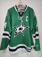 Jamie Benn 14 Dallas Stars Reebok Official Jersey Green Medium