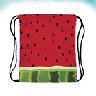  3D Wassermelonendruck Kordelzug Taschen Mode Aufbewahrungsbeutel Rucksack