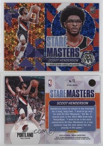 2023-24 Mosaic Stare Masters Blue Fast Break Prizm /85 Scoot Henderson Rookie RC