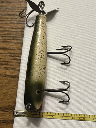 Vintage Creek Döbel DARTER Silver Flash 4,5" Holz Topwater/Oberflächen Angelköder - Bild 15 von 17