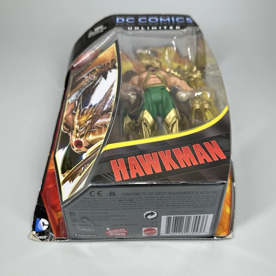 Figura de acción Mattel DC Comics Unlimited Hawkman 6,5" Foto 3 de 4