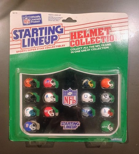 1989 Kenner NFL AFC Offensive Helmet Collection Starting Lineup Football