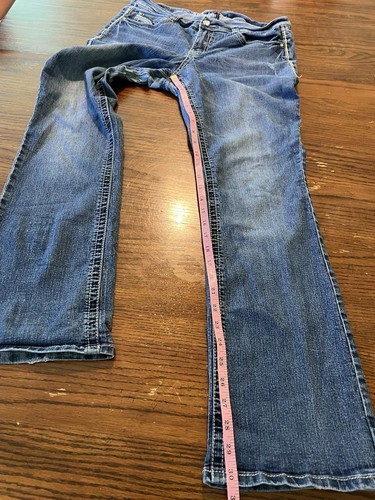 Women Jeans Size 14 STATE OF INDEPENDENCE Bootcut Denim - Picture 4 of 9