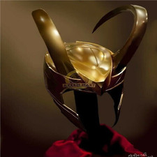 Loki Horn Helmet ? Fantasy Warrior Armor Cosplay Costume Prop