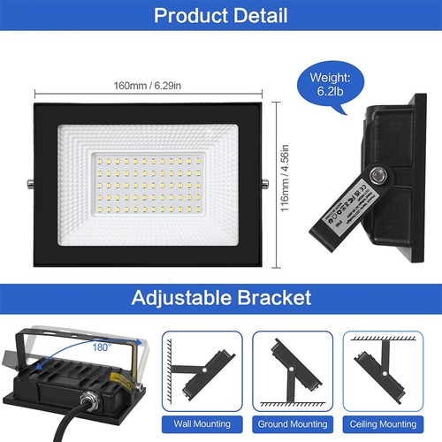 Foco LED Exterior con Detector de Movimiento 10W 20W 30W 50W 100W 200W - Imagen 25 de 30