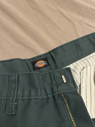 Dickies Green Boys Flex Waist Classic Fit Straight Leg Flat Front Pants Size 12 - Picture 3 of 4