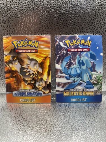 Pokemon Rulebook Diamond and Pearl Legends Awakened and Majestic Dawn Cardlist - Picture 2 of 2
