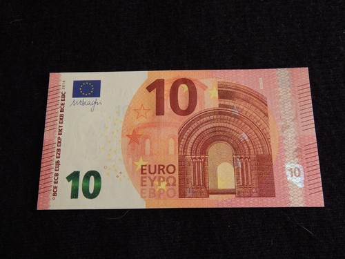 BULGARIA 10 EURO 2014 Draghi printer F001E5 GEM UNC - Picture 2 of 2