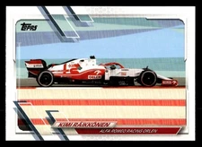 2021 Topps Formula 1 #110 Kimi Raikkonen Card Alfa Romeo Racing ORLEN
