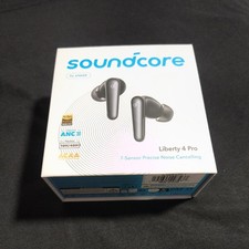 Soundcore Liberty 4 Pro Wireless Earbuds - Black - Pristine Condition 