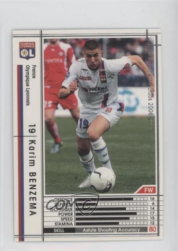2006-07 Panini WCCF Intercontinental Clubs Karim Benzema #189/384