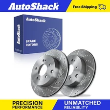 Rear Drilled Slotted Brake Rotors for 2006-2012 Mitsubishi Eclipse