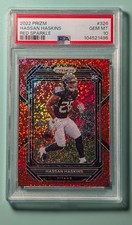 2022 Panini Prizm - Hassan Haskins Red Sparkle Prizm SP RC PSA 10 GEM-MT POP 1