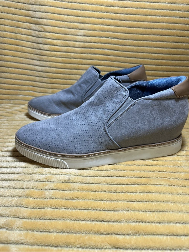 Dr Scholls Sustainable Comfort Platform Gray Suede Shoes Size Women’s 11 - Image 4 of 4