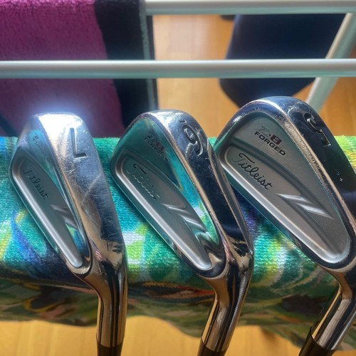 Titleist Z.B Forged Iron Set 6pcs 5-Pw Stiff DG TOUR ISSUE Desing Tuning S200 - Foto 3 di 8