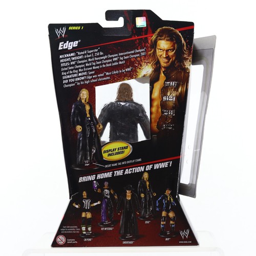 Mattel WWE Elite Collection Series 1 Edge Modellino Completo CIP - Foto 3 di 7