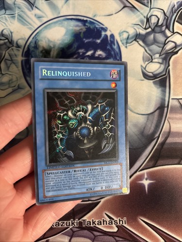 (66) Yu-Gi-Oh! TCG Relinquished #MC1-EN003 Limited Edition Secret Rare MP - Picture 2 of 22