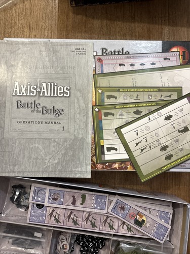 Avalon Hill 2006 Axis & Allies Battle of The Bulge Board Game 100% COMPLETE - Bild 5 von 21